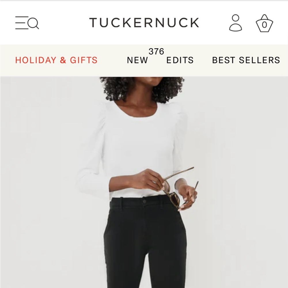 Pomander Place Classic White Long Sleeve Tee